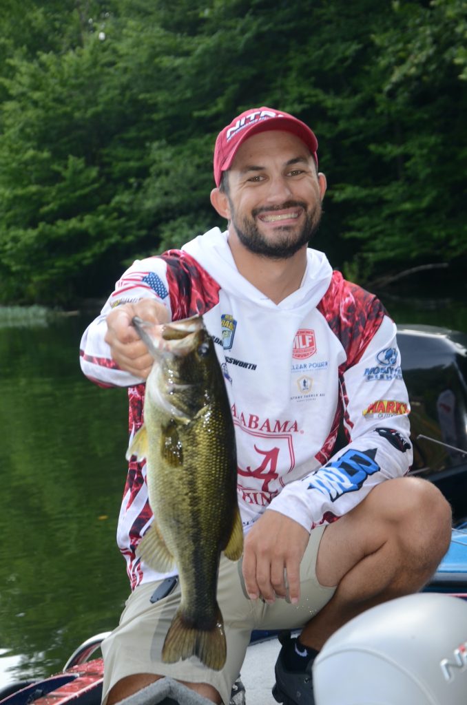 Adam Hollingsworth fishing on the black warrior river