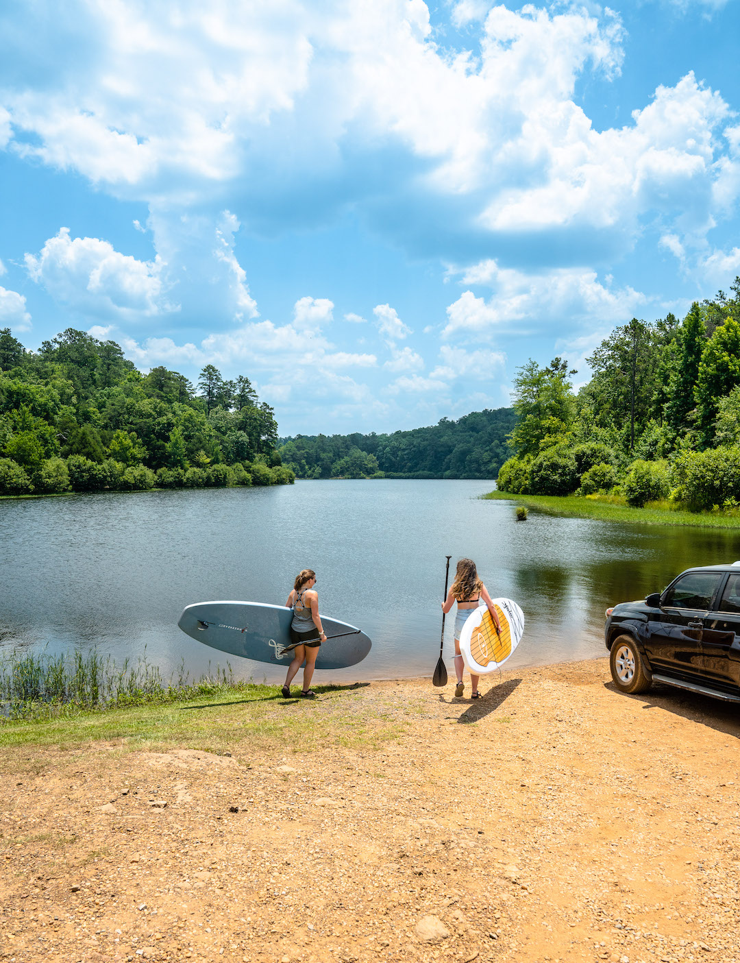 Harris Lake Hiking and swimming in Tuscaloosa