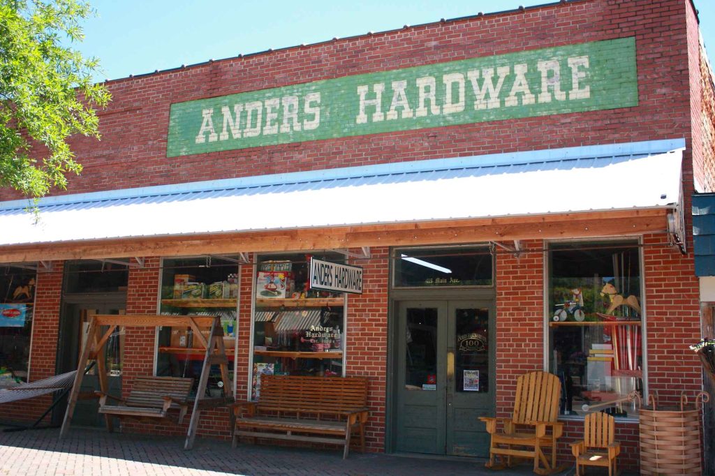 Anders Hardware in downtown Northport