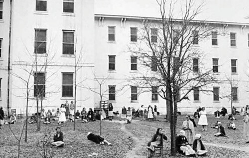 Bryce Hospital, located in Tuscaloosa, Alabama, was once the oldest and largest mental institution in Alabama.
