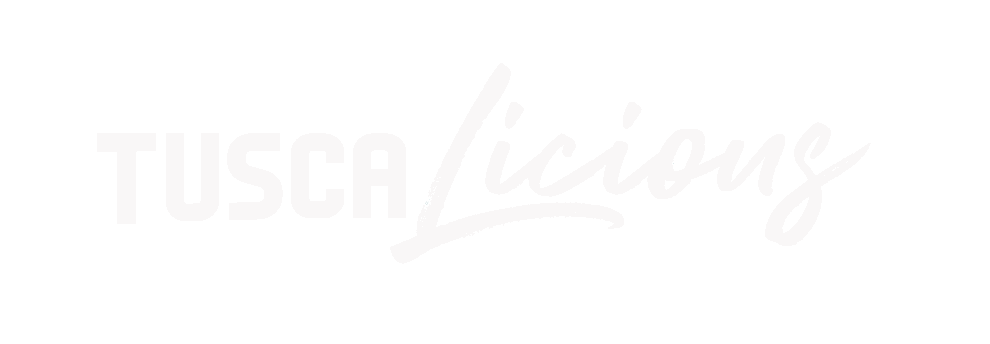 TUSCA Licious logo featuring stylized white text on a black background