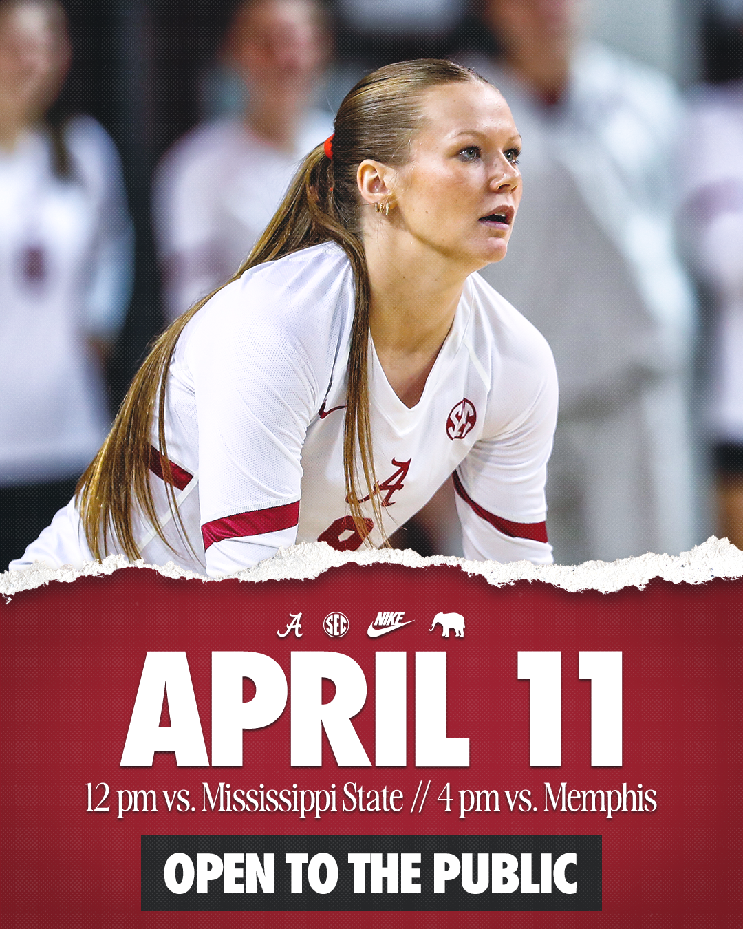Alabama Volleyball Spring Matches