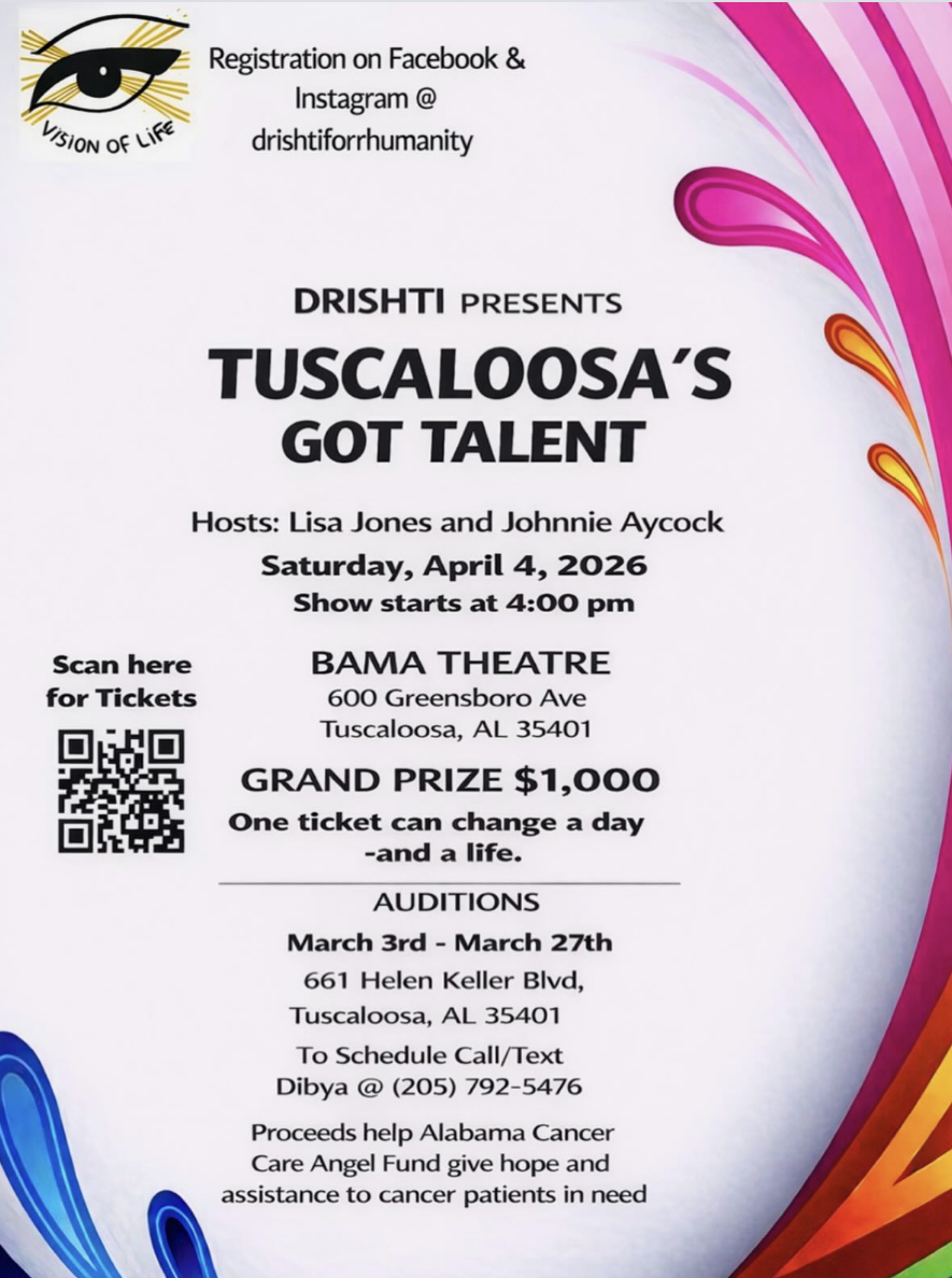 Tuscaloosa's Got Talent Showcase with Lisa Jones and Johnnie Aycock as hosts in Tuscaloosa, Alabama.