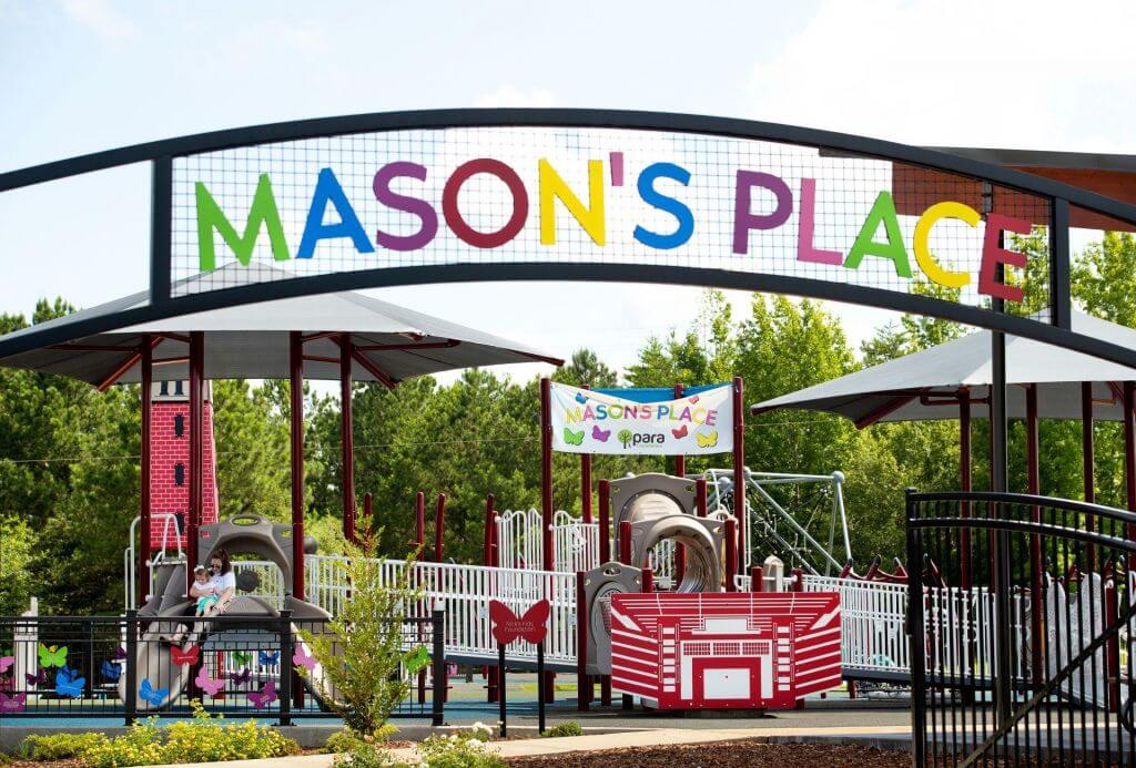 Mason's Place Inclusive Playground located within Sokol Park South in Tuscaloosa, AL