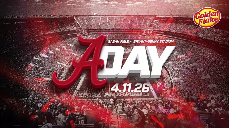 Alabama Football’s 2026 Golden Flake A-Day