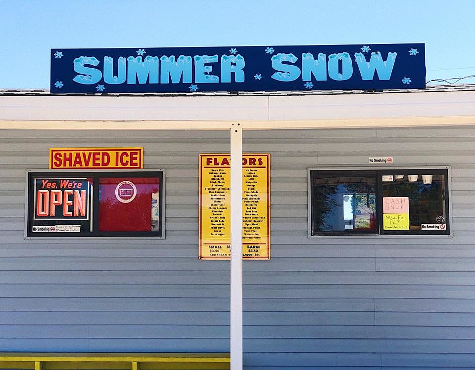 Summer Snow in Tuscaloosa, Alabama