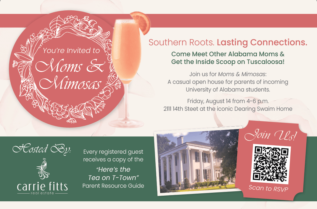 Moms & Mimosas event at Historic Dearing Swaim Home
