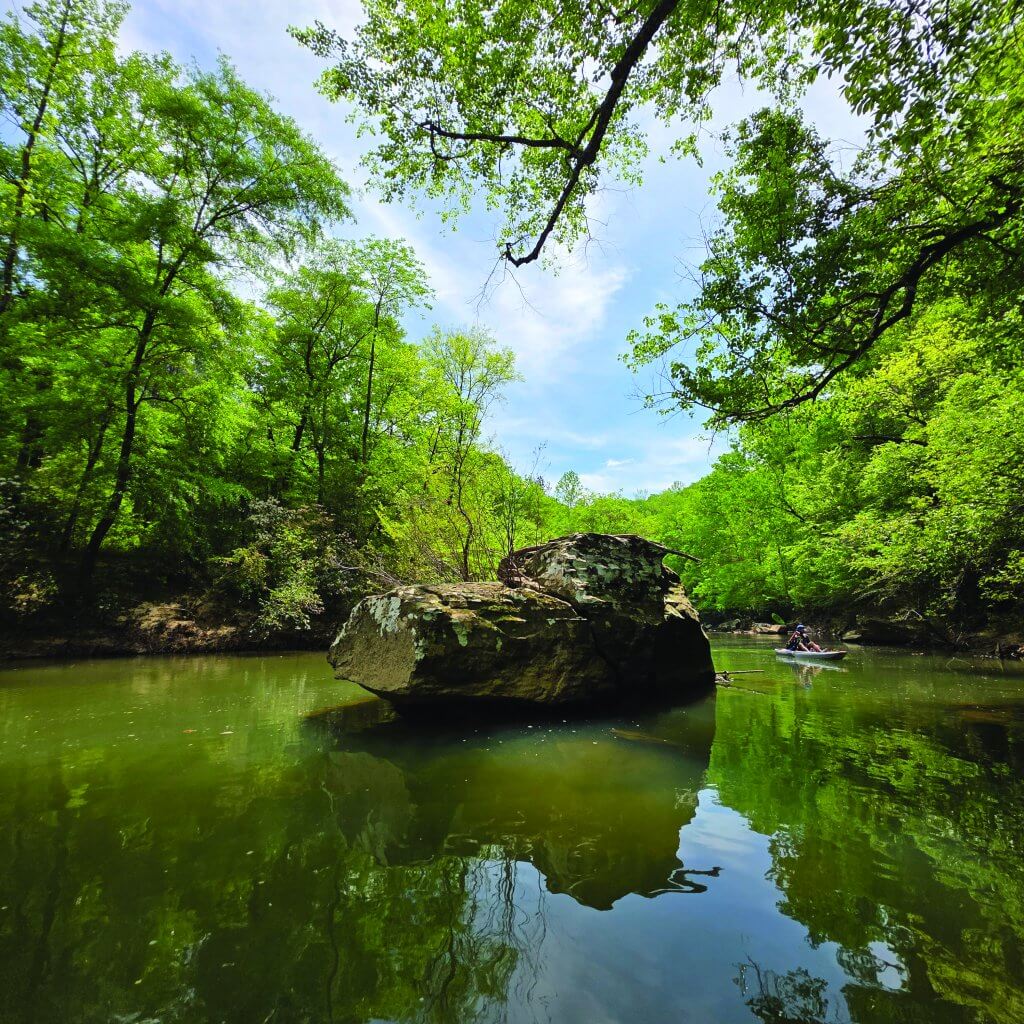 Hurricane Creek Kayaker in Tuscaloosa, Alabama
