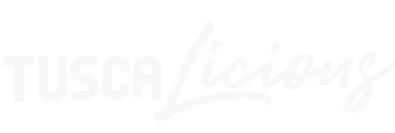 TUSCA Licious logo featuring stylized white text on a black background